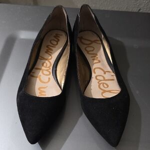 Sam Edelman Black Pointed Toe Heels